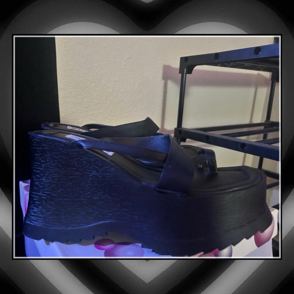 Vintage 90s Y2k Chunky Platform Wedges